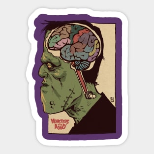 Frankenstein's Brain Sticker